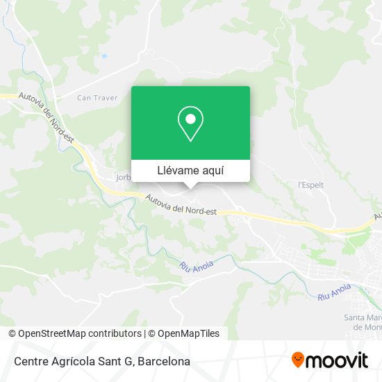 Mapa Centre Agrícola Sant G