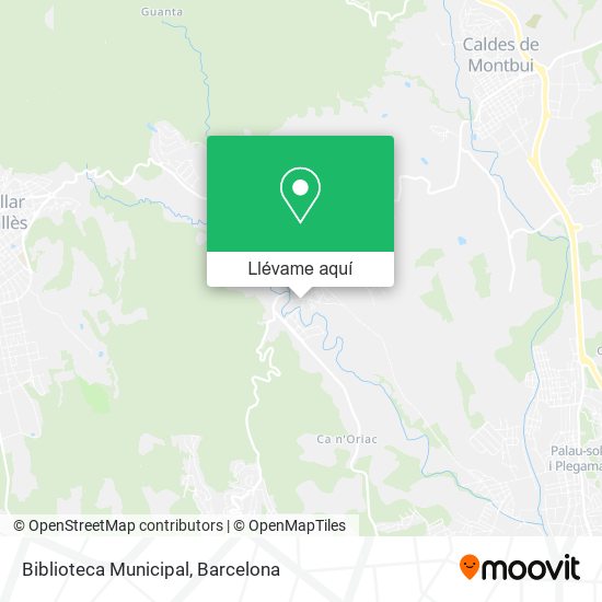 Mapa Biblioteca Municipal