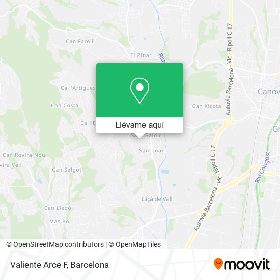 Mapa Valiente Arce F