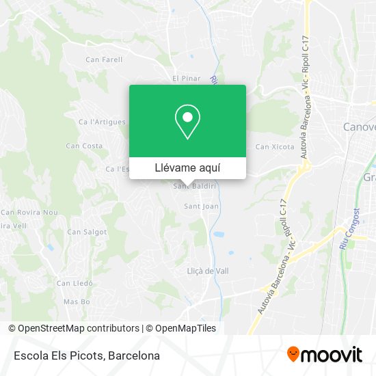 Mapa Escola Els Picots