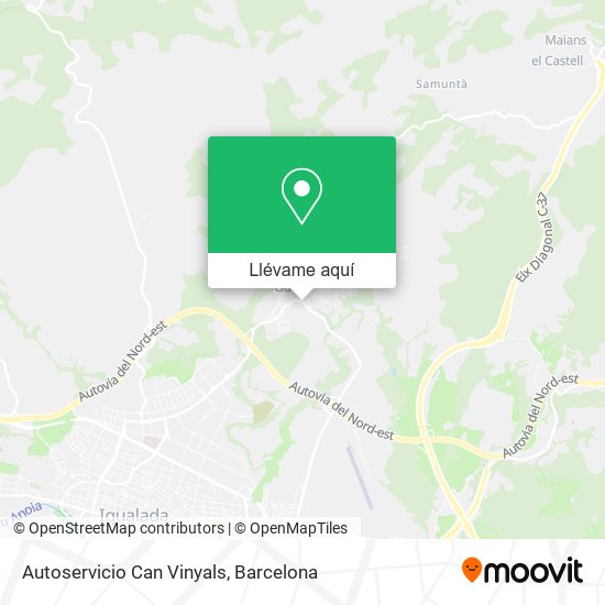 Mapa Autoservicio Can Vinyals