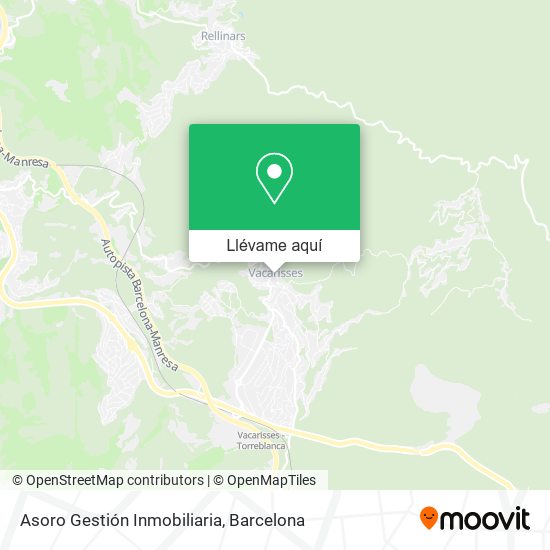 Mapa Asoro Gestión Inmobiliaria