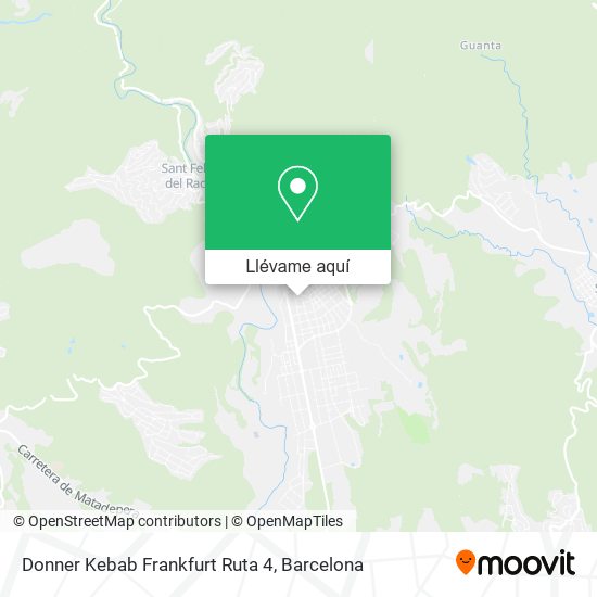 Mapa Donner Kebab Frankfurt Ruta 4