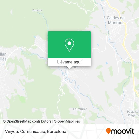 Mapa Vinyets Comunicacio