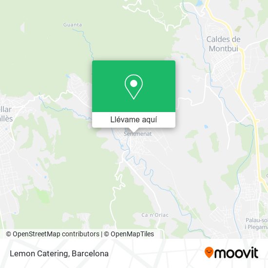 Mapa Lemon Catering