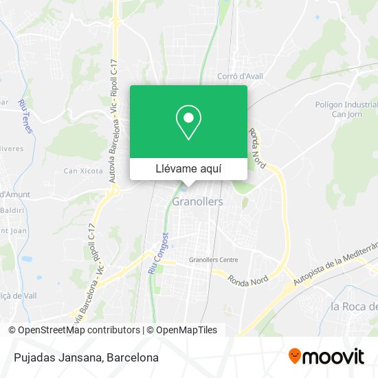 Mapa Pujadas Jansana