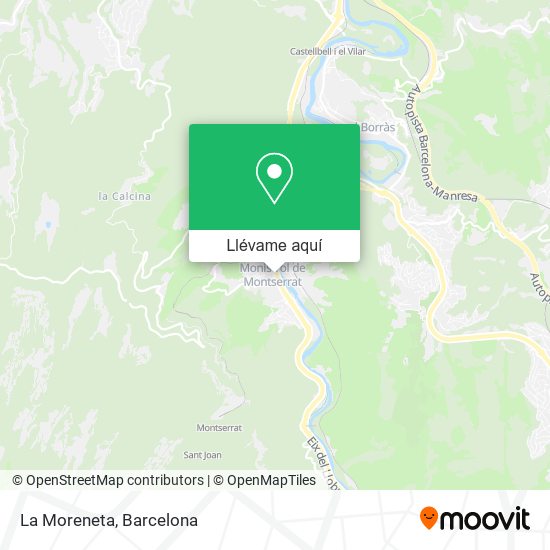 Mapa La Moreneta