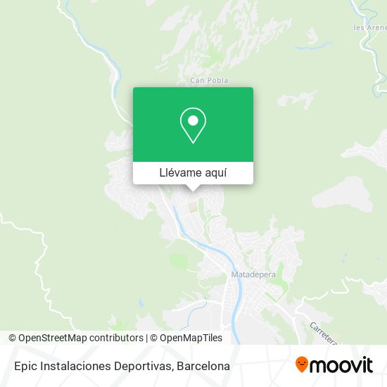 Mapa Epic Instalaciones Deportivas