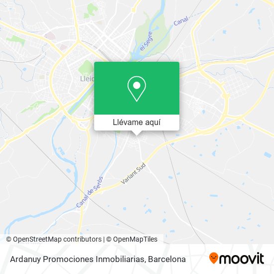 Mapa Ardanuy Promociones Inmobiliarias