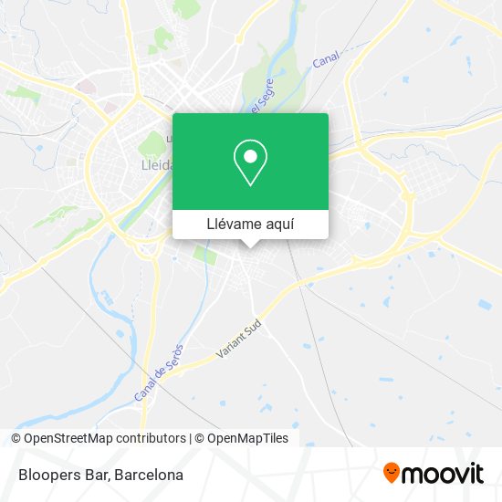 Mapa Bloopers Bar