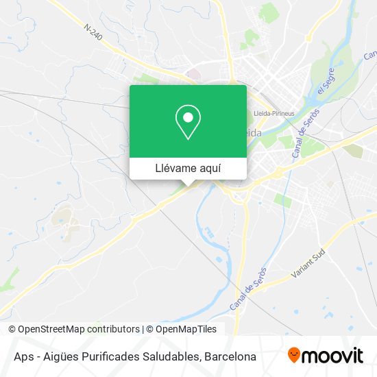 Mapa Aps - Aigües Purificades Saludables