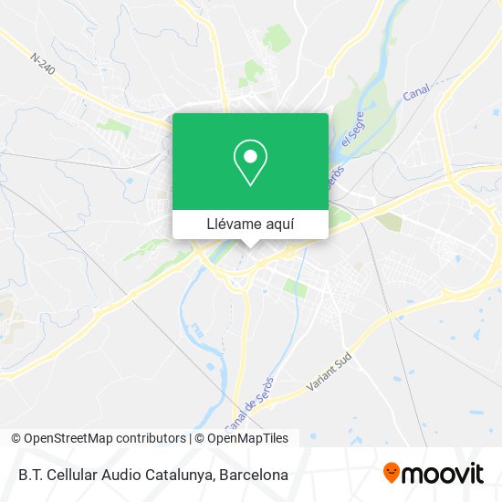 Mapa B.T. Cellular Audio Catalunya
