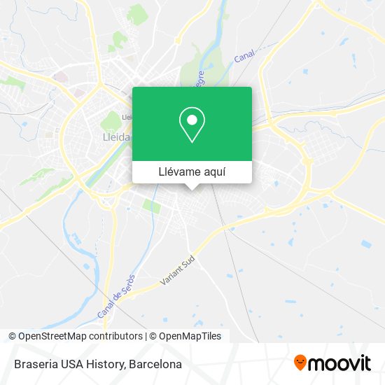 Mapa Braseria USA History