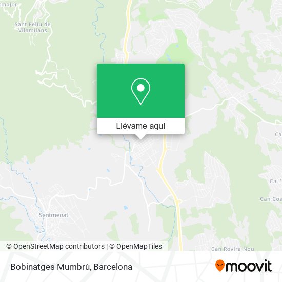 Mapa Bobinatges Mumbrú