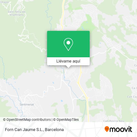 Mapa Forn Can Jaume S.L.
