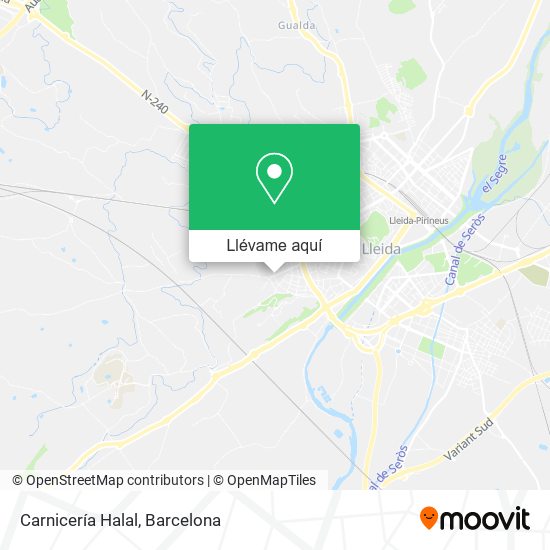 Mapa Carnicería Halal