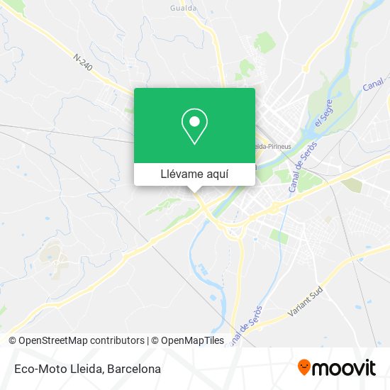 Mapa Eco-Moto Lleida