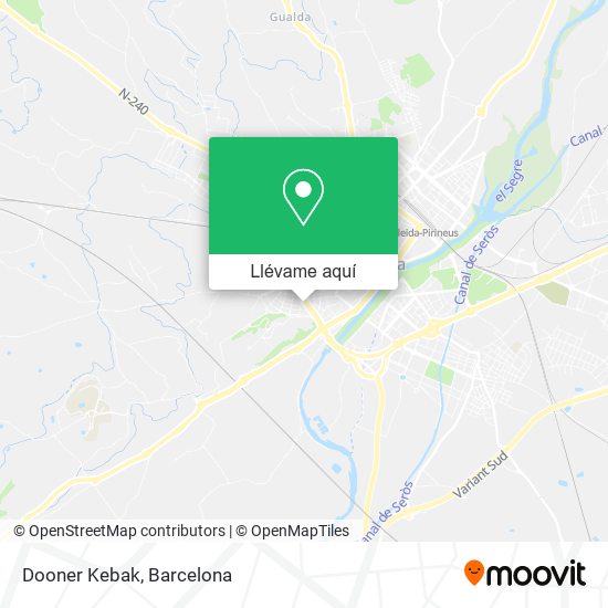 Mapa Dooner Kebak