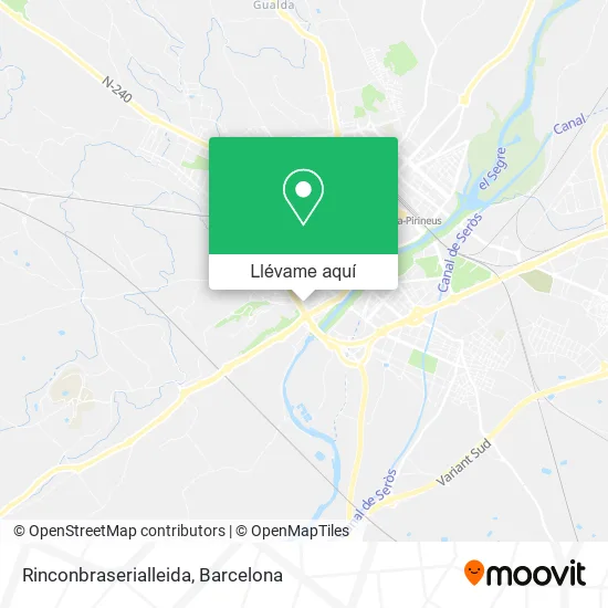 Mapa Rinconbraserialleida