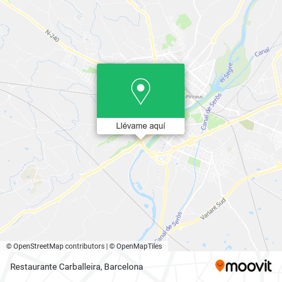 Mapa Restaurante Carballeira