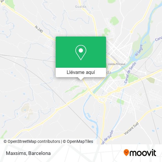 Mapa Maxsims