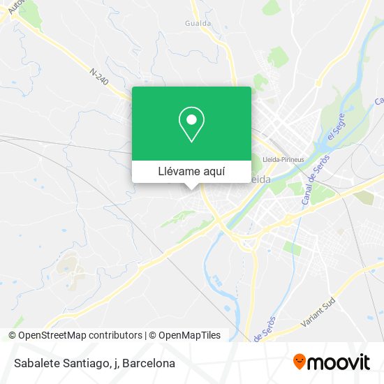 Mapa Sabalete Santiago, j