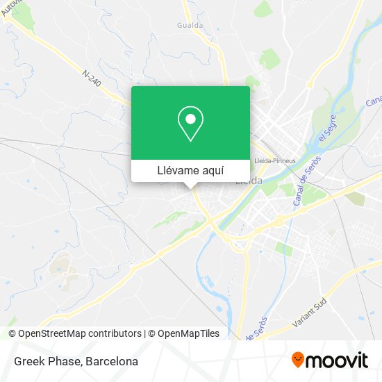 Mapa Greek Phase