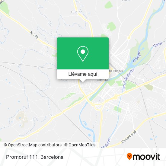 Mapa Promoruf 111