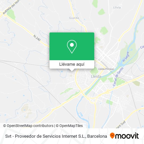 Mapa Svt - Proveedor de Servicios Internet S.L.