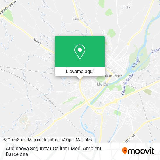 Mapa Audinnova Seguretat Calitat I Medi Ambient