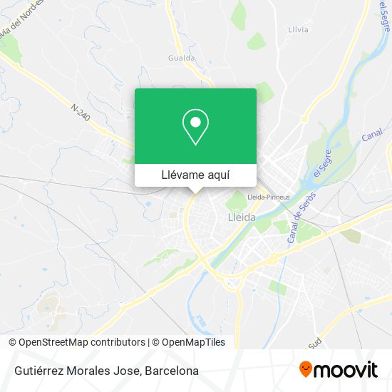 Mapa Gutiérrez Morales Jose