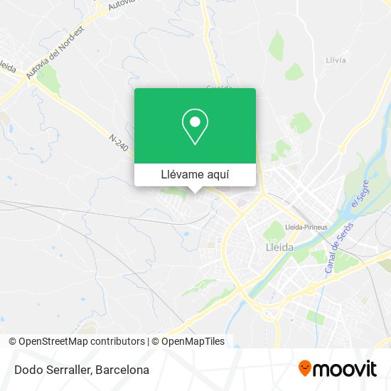 Mapa Dodo Serraller