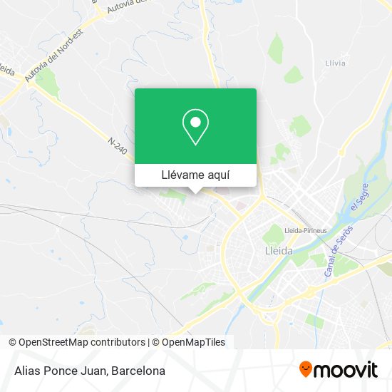 Mapa Alias Ponce Juan