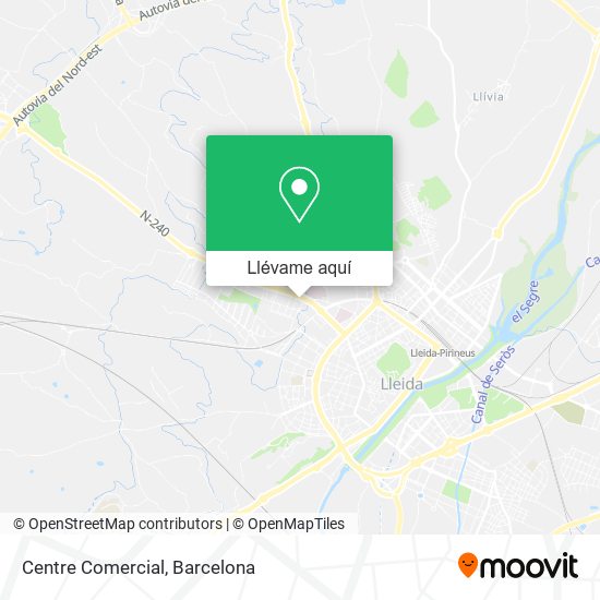 Mapa Centre Comercial