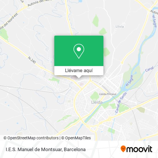 Mapa I.E.S. Manuel de Montsuar