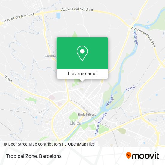 Mapa Tropical Zone