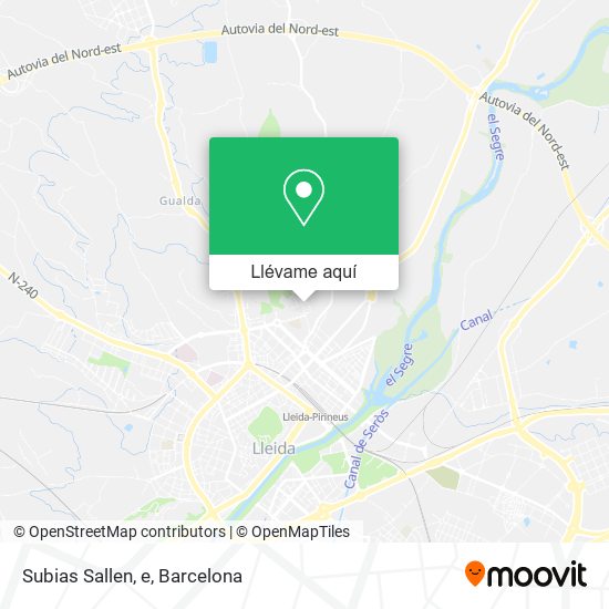 Mapa Subias Sallen, e