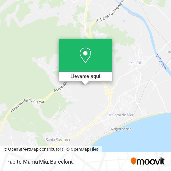 Mapa Papito Mama Mia