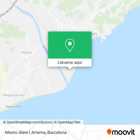 Mapa Mesto Aleni I Artema