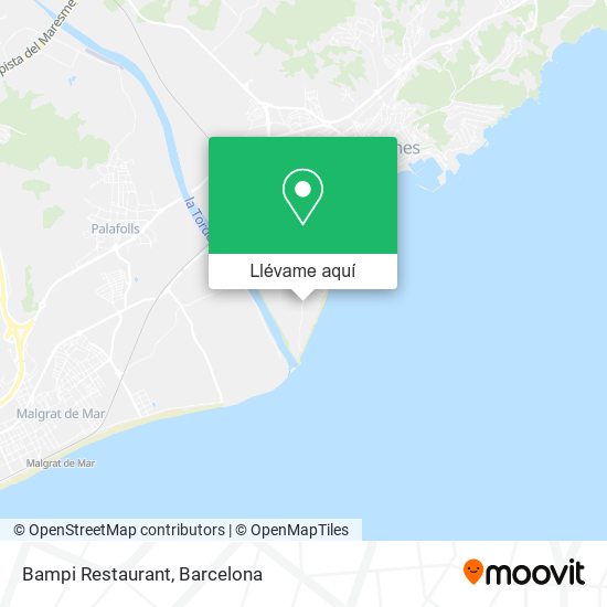 Mapa Bampi Restaurant