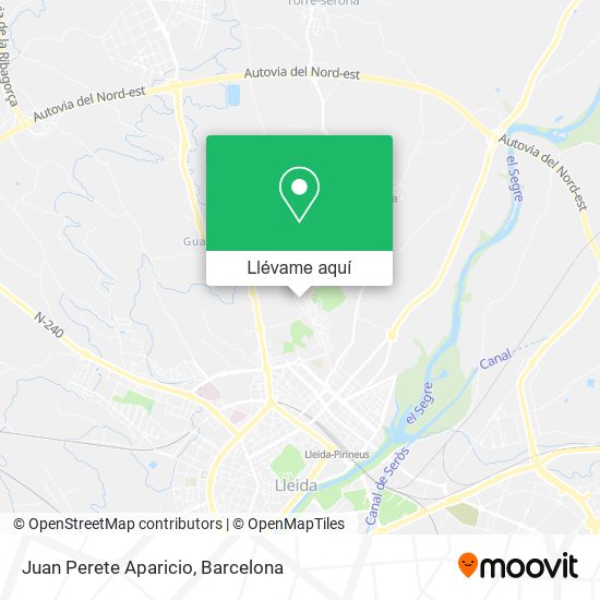 Mapa Juan Perete Aparicio