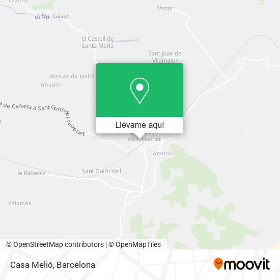 Mapa Casa Melió