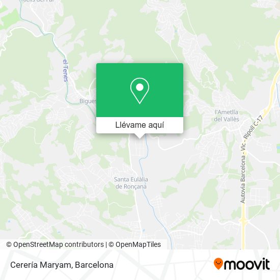 Mapa Cerería Maryam