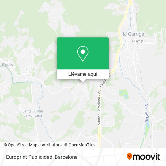 Mapa Europrint Publicidad
