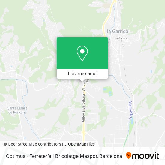 Mapa Optimus - Ferretería I Bricolatge Maspor