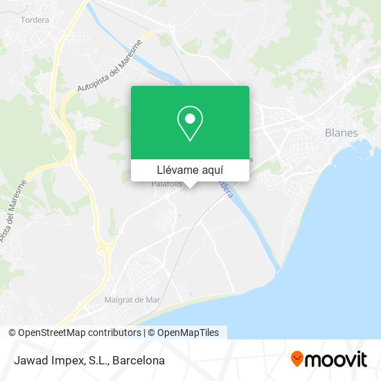Mapa Jawad Impex, S.L.