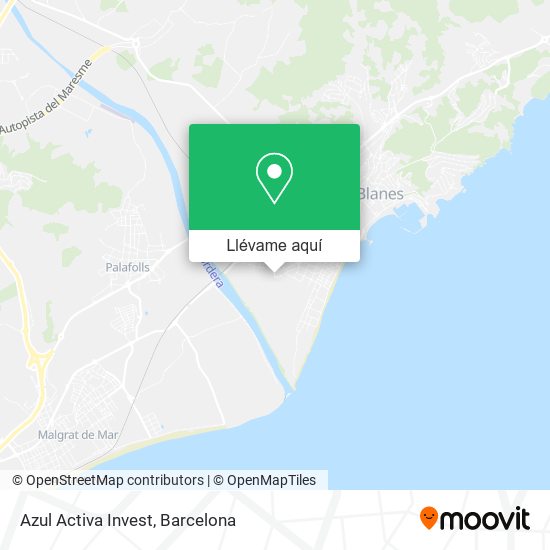 Mapa Azul Activa Invest