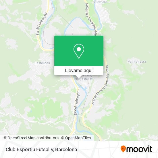 Mapa Club Esportiu Futsal V