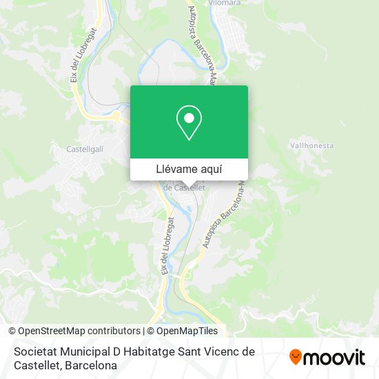 Mapa Societat Municipal D Habitatge Sant Vicenc de Castellet