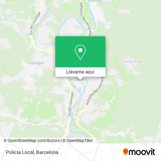 Mapa Policía Local